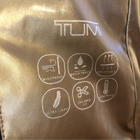 Tumi High Shine Bomber Champagne in Women’s size Large - Picture 15 of 16